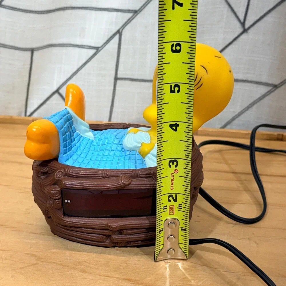 Westclox Tweety Bird‎ Alarm Clock OS Yellow Vintage Looney Tunes Nest 32402-AC